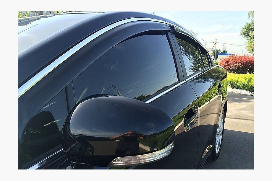 Volkswagen Jetta 2011-2018 Deflektory Okien (4 szt, Sunplex Chrome) Image