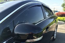 Volkswagen Jetta 2011-2018 Deflektory Okien (4 szt, Sunplex Chrome) zdjęcia 1