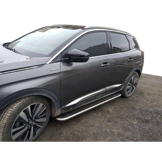 Progi Boczné Maydos V2 (2 szt, Aluminium i Stal Nierdzewna) Peugeot 3008 2016-2023 zdjęcia 1