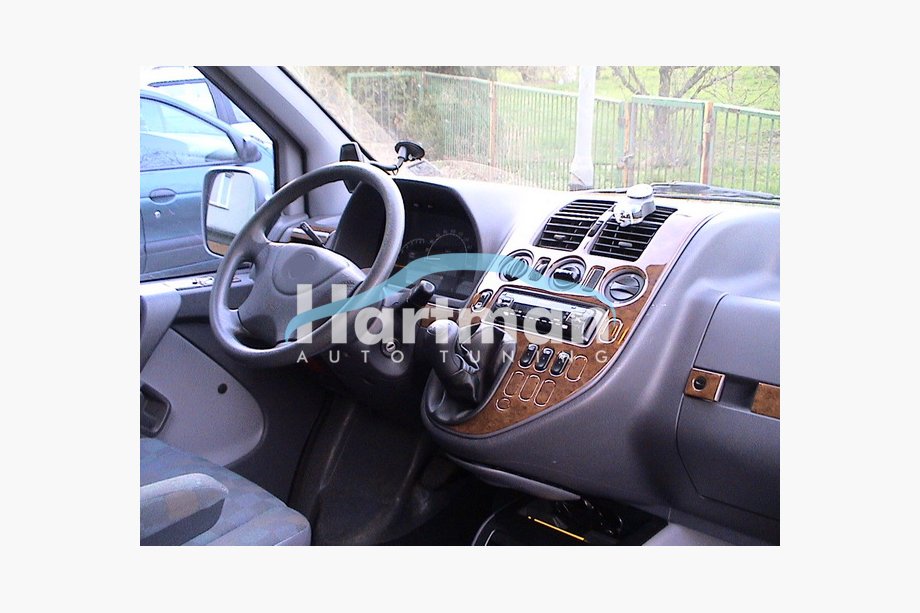 Mercedes Vito W638 1996-2003 Nakładki na deskę rozdzielczą VIP (1999-2003) Orzech Zdjęcia 6
