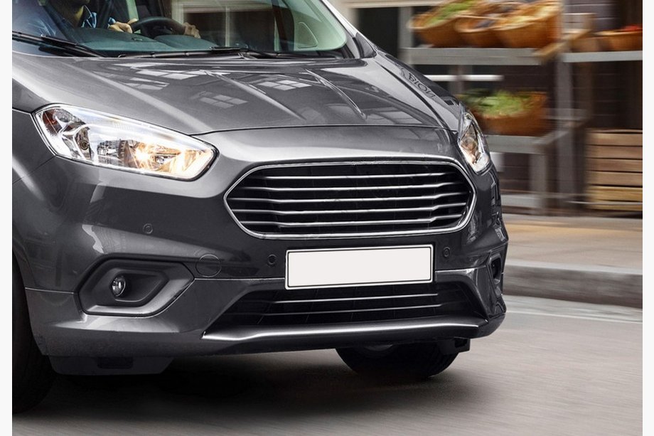 Ford Courier 2014-2023 Nakładki na grill OmsaLine (2018↗, 4 szt, stal nierdzewna) Image