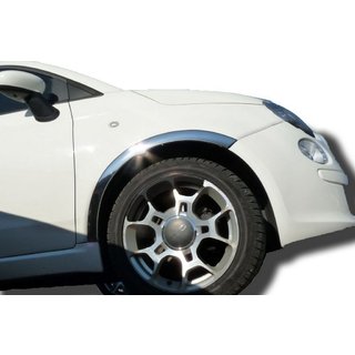 Nakładki na nadkola (4 szt, stal nierdzewna) Fiat 500/500L 2013-2022 zdjęcia 1