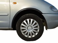 Jaguar X-Type 2001-2009 Nakładki na nadkola (4 szt, czarne) zdjęcia 1