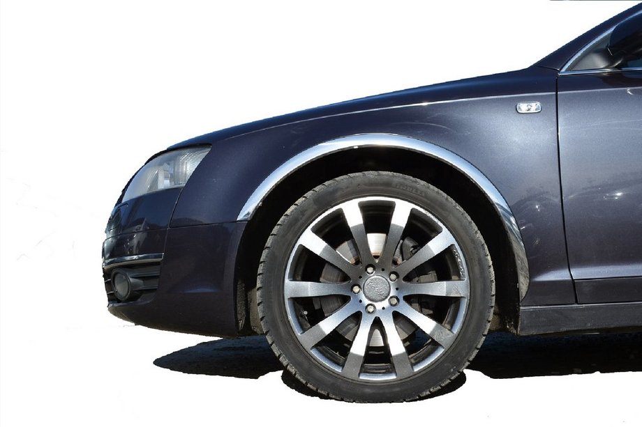 Audi A6 C6 2004-2011 Nakładki na nadkola (4 szt, stal nierdzewna) Image