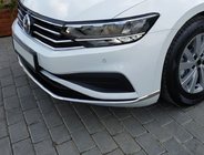 Volkswagen Passat B8 2015-2023 Nakładki na przedni zderzak ze stali nierdzewnej (2019+, 3 szt.) OmsaLine - Włoska Stal Nierdzewna zdjęcia 1