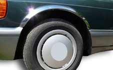 Mercedes S-class W126 1979-1991 Listwy na nadkola ze stali nierdzewnej (4 szt.) zdjęcia 1