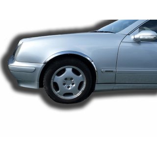 Nakładki na nadkola (4 szt, stal nierdzewna) Mercedes CLK W208 1997-2002 zdjęcia 1