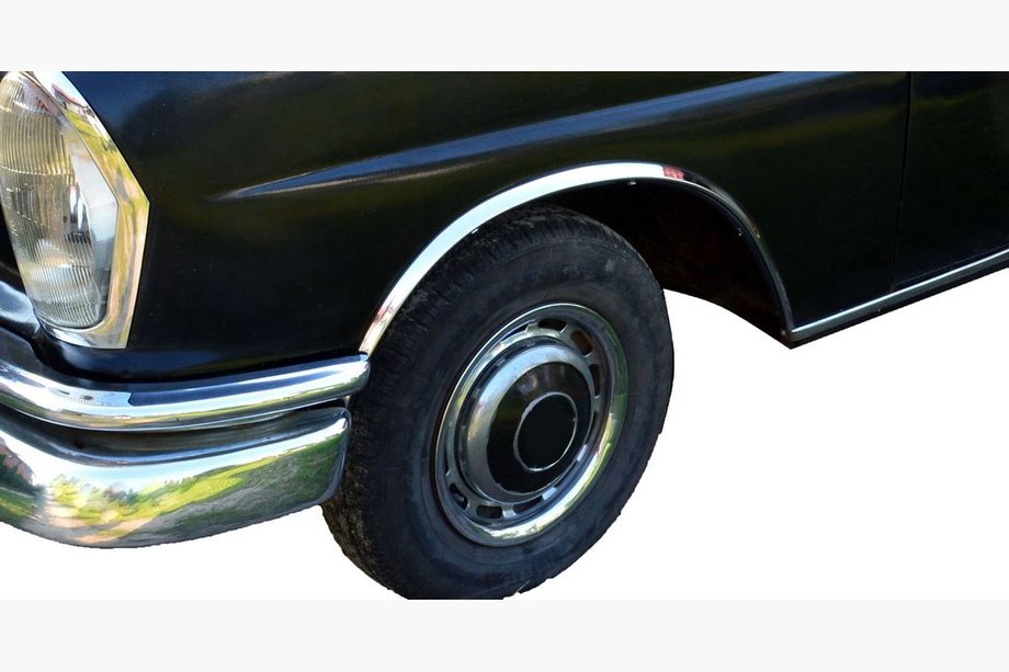 Mercedes W108 1965-1972 Listwy na nadkola ze stali nierdzewnej (4 szt.) Image