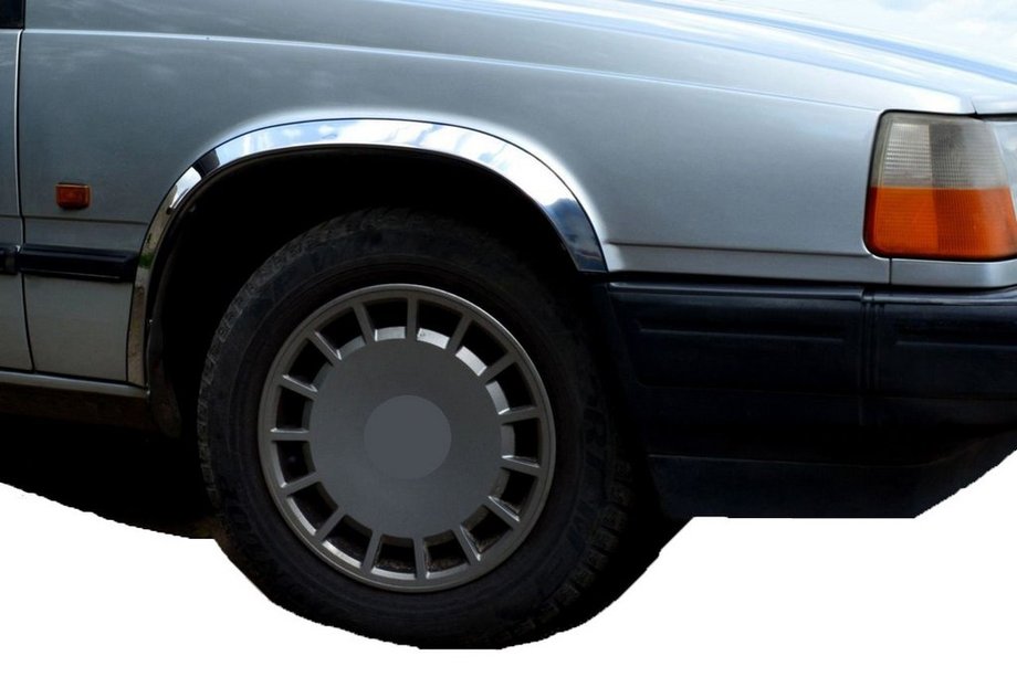 Volvo 940/960 1990-1997 Listwy na nadkola ze stali nierdzewnej (4 szt.) Image