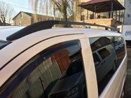 Mercedes Viano 2004-2014 Relingi dachowe czarne ELITE (stopa plastikowa) Krótki Rozstaw Osi (Compact) zdjęcia 10