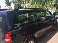 Mercedes Vito/V-class W447 2014- Relingi dachowe Skyport (czarne) Średni Rozstaw Osi (LONG) zdjęcia 1