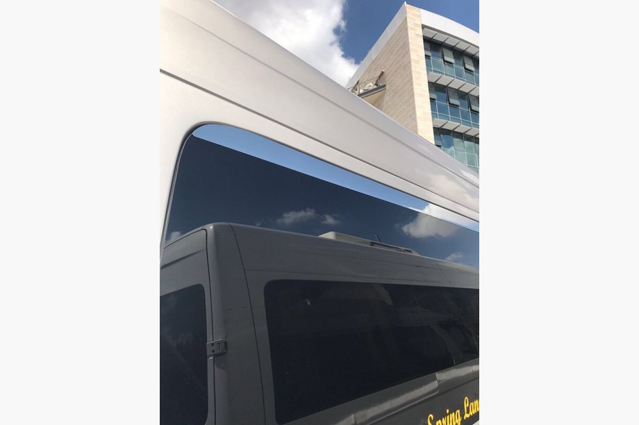 Volkswagen Crafter 2006-2016 Górne Listwy Ozdobne Okien Stal Nierdzewna Zdjęcia 4