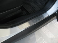 Mitsubishi ASX 2010-2023 Nakładki progowe Nataniko (4 szt., stal nierdzewna) Standard - Taśma Lohmann, 0,5 mm zdjęcia 1