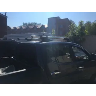 Relingi dachowe szare (z belkami poprzecznymi) Mitsubishi L200 2006-2015 zdjęcia 3