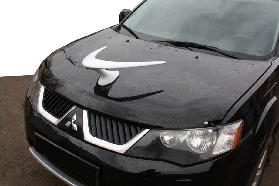 Mitsubishi Outlander 2006-2012 Spoiler tylny Swallow (zagruntowany, do lakierowania) Image
