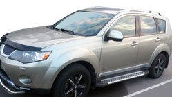 Peugeot 4007 2007-2013 Progi Boczné Typ X5 (2 szt., Aluminium) zdjęcia 1