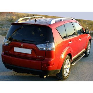 Progi Boczne BlackLine (2 szt, Aluminium) Peugeot 4007 2007-2013 zdjęcia 1