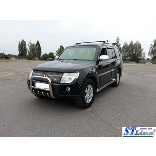 Ornament Przedni QT006 (Stal Nierdzewna) Mitsubishi Pajero Wagon III 1999-2006 zdjęcia 2