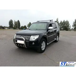 Ornament Przedni QT006 (Stal Nierdzewna) Mitsubishi Pajero Wagon III 1999-2006 zdjęcia 2