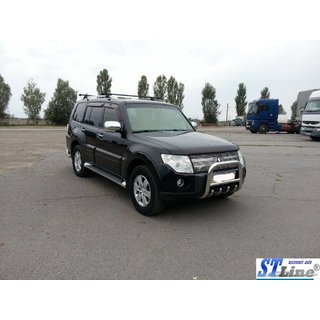 Ornament Przedni QT006 (Stal Nierdzewna) Mitsubishi Pajero Wagon III 1999-2006 zdjęcia 3