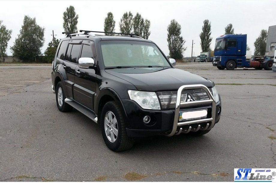 Mitsubishi Pajero Wagon III 1999-2006 Pałąk Przedni QT011 (Stal Nierdzewna) Zdjęcia 3