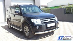 Mitsubishi Pajero Wagon IV 2006-2021 Osłona Przednia ST008 (Stal Nierdzewna) zdjęcia 5