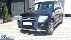 Mitsubishi Pajero Wagon IV 2006-2021 Osłona Przednia ST008 (Stal Nierdzewna) zdjęcia 6