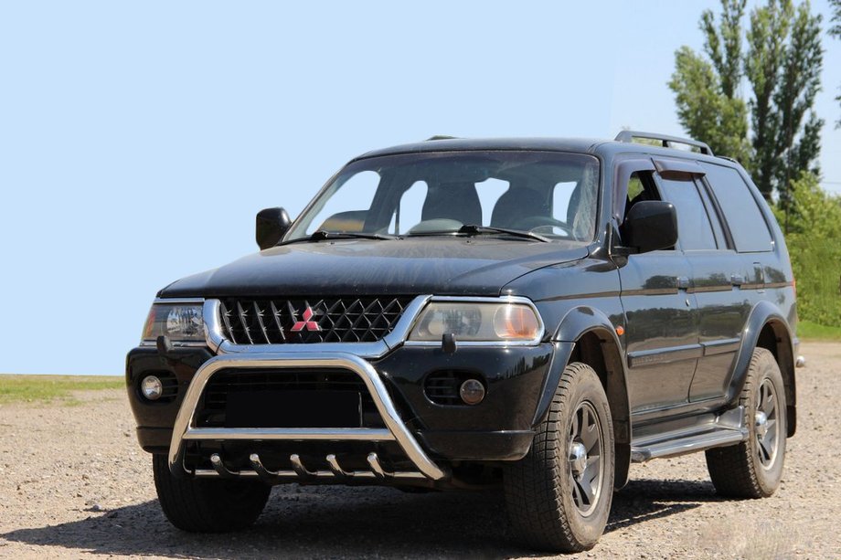 Mitsubishi Pajero Sport 1996-2007 Pałąk Przedni WT003 (Stal Nierdzewna) Image