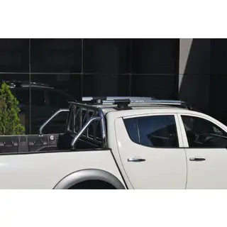 Relingi dachowe szare (z belkami poprzecznymi) Mitsubishi L200 2006-2015 zdjęcia 4