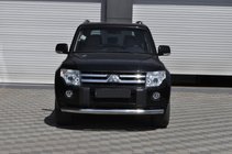 Mitsubishi Pajero Wagon IV 2006-2021 Osłona Przednia ST008 (Stal Nierdzewna) zdjęcia 1