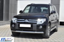 Mitsubishi Pajero Wagon IV 2006-2021 Osłona Przednia ST008 (Stal Nierdzewna) zdjęcia 3