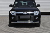 Mitsubishi Pajero Wagon IV 2006-2021 Osłona Przednia ST014 (Stal Nierdzewna) zdjęcia 1