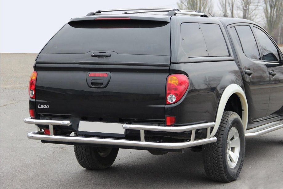 Mitsubishi L200 2006-2015 Osłona Tylna AK0022 (Stal Nierdzewna) Image