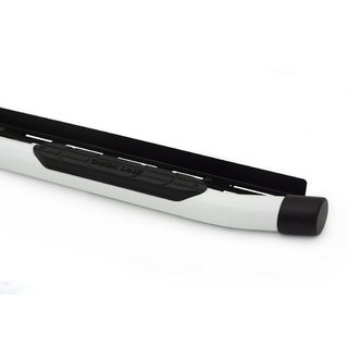Progi boczne Amazon White (2 szt., czarne) Volkswagen Amarok 2010-2022