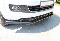Volkswagen Amarok 2010-2022 Przedni Pałąk Podwójny Vegas 76/42 2010-2016 (czarny) zdjęcia 1