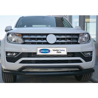 Przedni podwójny orurowanie Vegas 2016-2021 (czarny) Volkswagen Amarok 2010-2022 zdjęcia 2