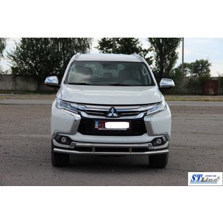 Osłona Przednia ST016 (Stal Nierdzewna) Mitsubishi Pajero Sport 2015- zdjęcia 3