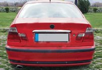 BMW 3 Series E46 1998-2006 Listwa chromowana nad tablicą rejestracyjną OmsaLine - Włoska Stal Nierdzewna zdjęcia 1