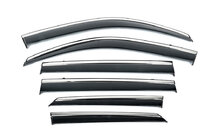 Lexus GX460 2009-2023 Deflektory szyb z chromowaną listwą Niken Luxury (6 szt.) zdjęcia 2