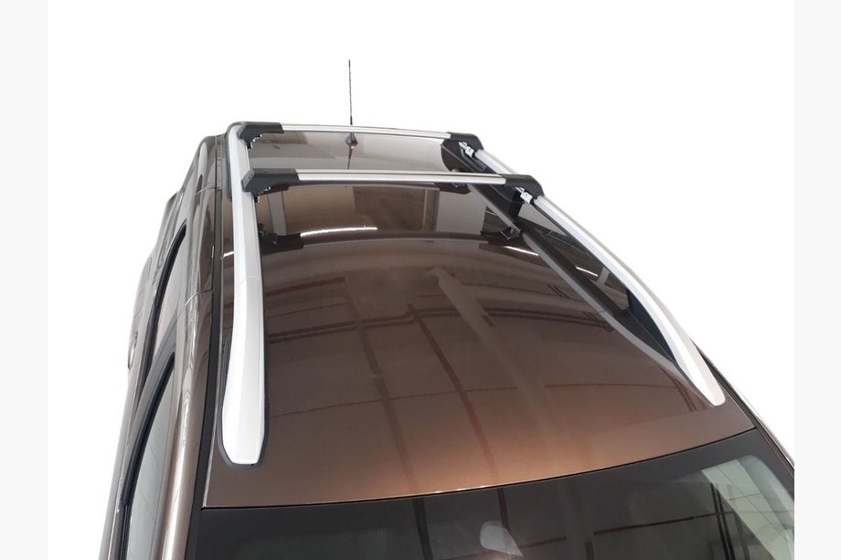 Dacia Duster 2018-2024 Belki dachowe na relingi zintegrowane bez zamka (2 szt) Czarny Image