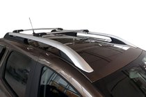 Renault Duster 2018-2024 Belki dachowe na relingi zamykane na klucz Wingbar V1 (2 szt.) zdjęcia 1