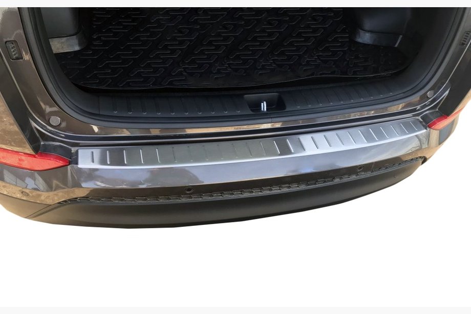 Hyundai Tucson TL 2016-2021 Nakładka na tylny zderzak OmsaLine 2016-2018 stal nierdzewna Image