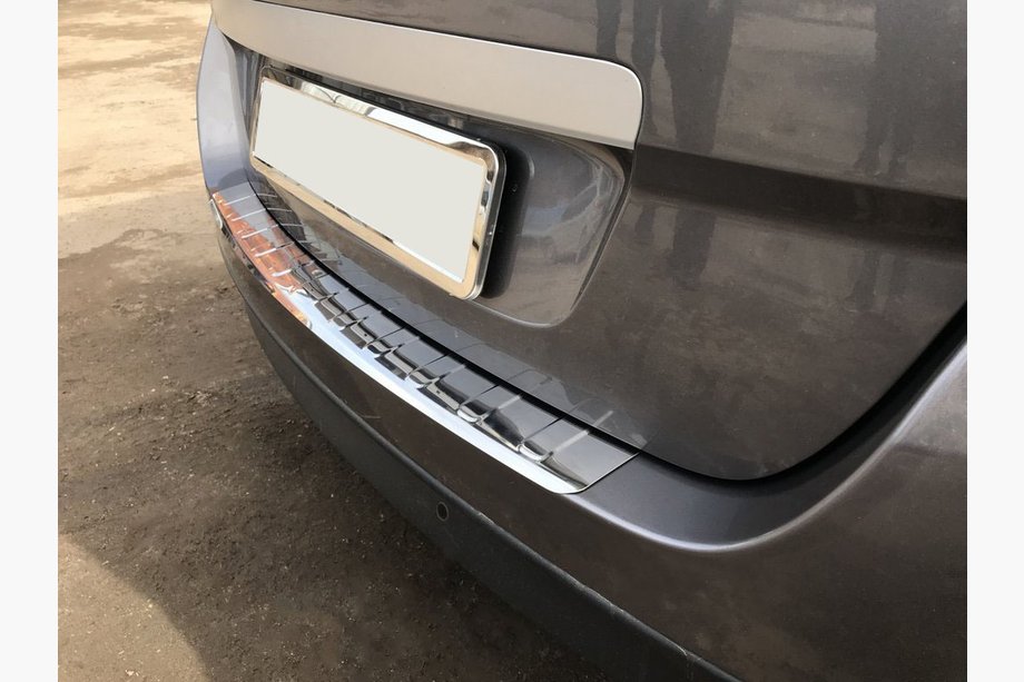Renault Scenic/Grand 2009-2016 Nakładka na tylny zderzak Carmos (Grand, Stal Nierdzewna) Image