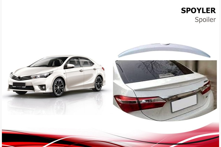 Toyota Corolla 2013-2019 Spoiler Niken (zagruntowany do lakierowania) Image