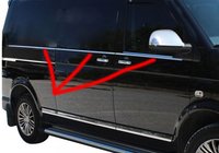 Volkswagen T5 Multivan 2003–2010 Dolne listwy okien (6 szt., stal nierdzewna) zdjęcia 11