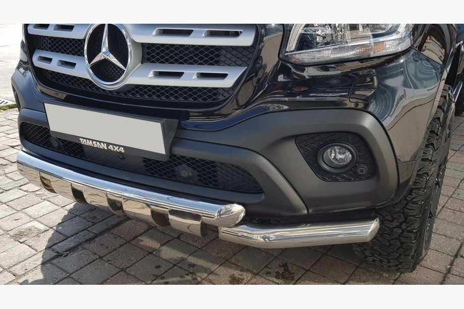 Mercedes X class 2017-2020 Przedni pałąk Gronder (nierdzewny, 70mm) Image