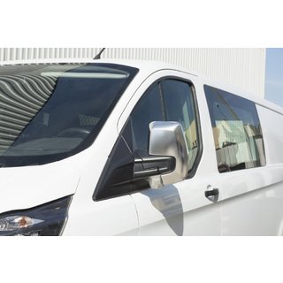 Nakładki na Lusterka Szary Mat (2 szt., Plastik) Ford Custom 2013-2022 zdjęcia 3