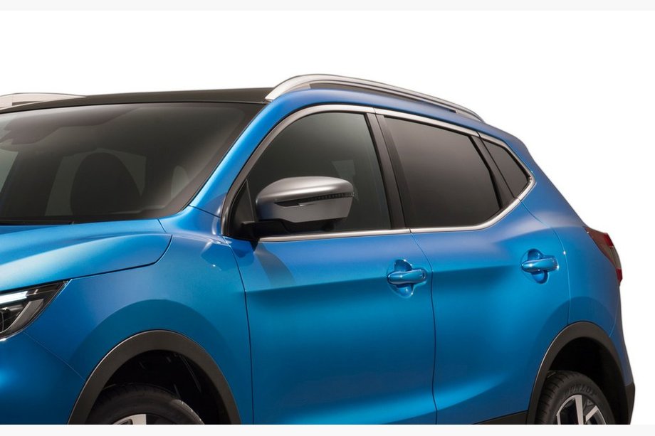 Nissan X-trail T32/Rogue 2014-2021 Nakładki na Lusterka Szary Mat (2 szt., Plastik) Image