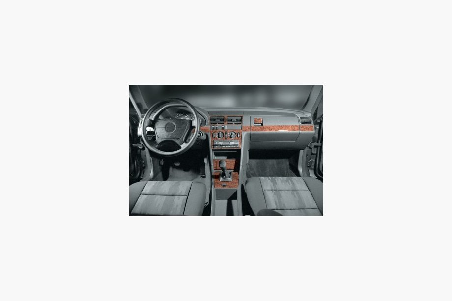 Mercedes W201 (190) 1982-1993 Zestaw wykończeń deski rozdzielczej (11 szt.) Zdjęcia 4
