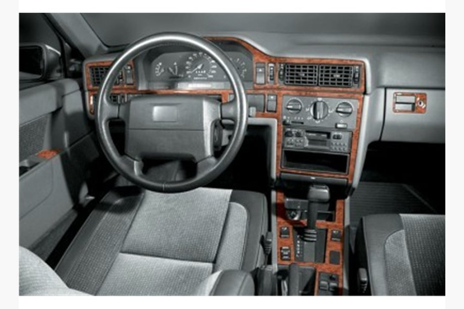 Volvo 850 1991-1997 Nakładki na deskę rozdzielczą (1991-1993) Aluminium Image